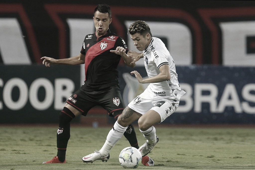 Após sair atrás, Atlético-GO busca empate contra Botafogo Após sair atrás, Atlético-GO busca empate contra Botafogo