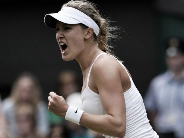 Bouchard vence algoz de Sharapova e se classifica para as semifinais de Wimbledon Bouchard vence algoz de Sharapova e se classifica para as semifinais de Wimbledon