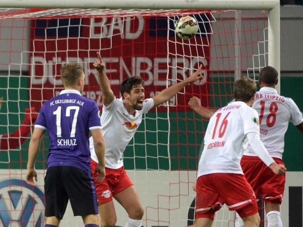 RB Leipzig 3 - 1 Erzgebirge Aue: Terrence Boyd terrorises Aue defence to earn Leipzig a win