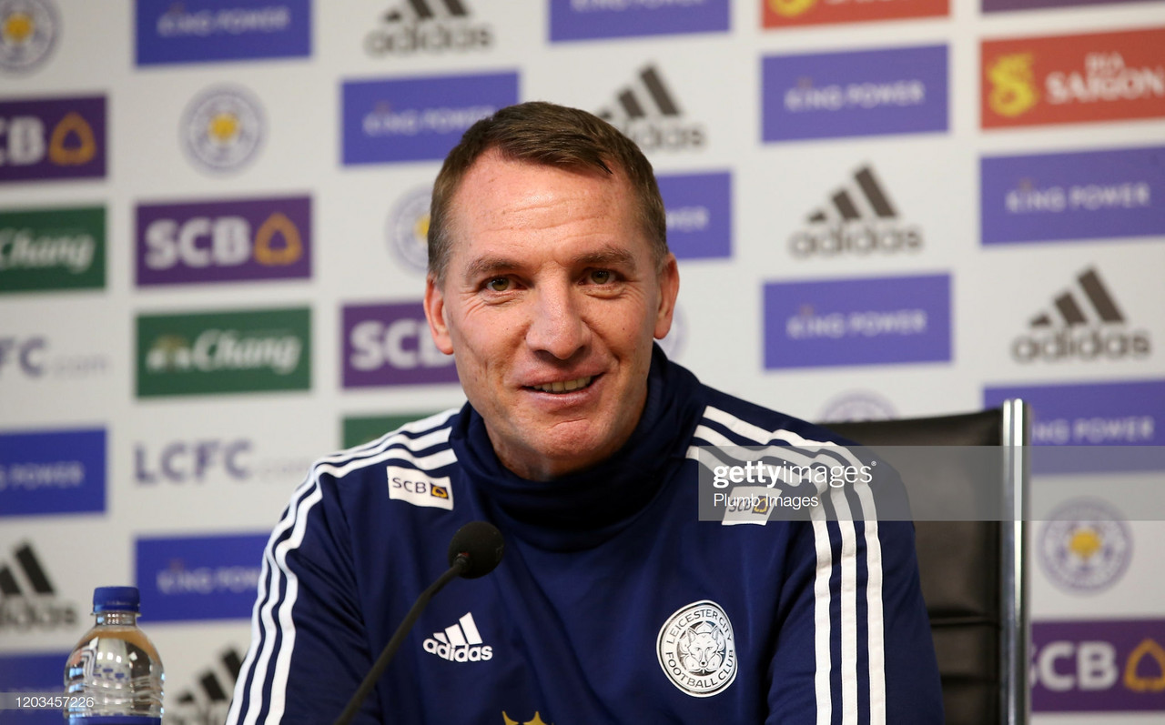 Rodgers believes Foxes are in a 'brilliant position' ahead of Villa clash