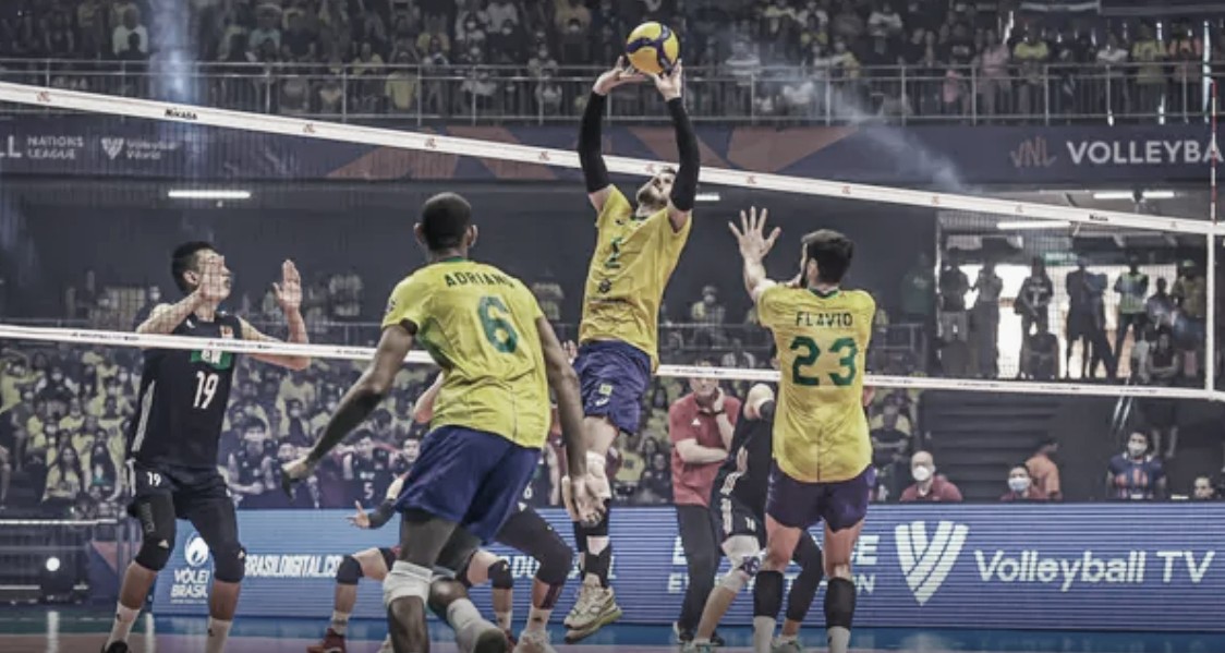 Pontos e melhores momentos Brasil 3-1 Alemanha pela Liga das Nações de vôlei masculino