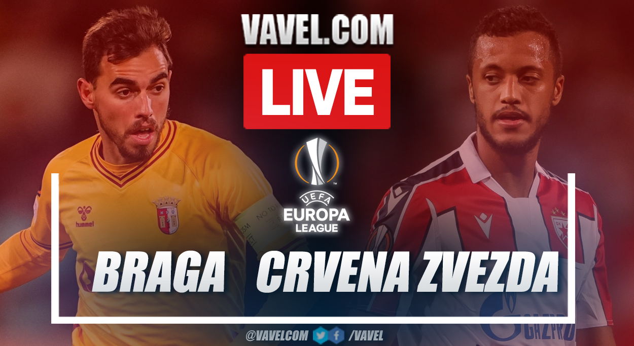 Highlights and goals: Braga 1-1 Crvena Zvezda in UEFA Europa League 2021-22
