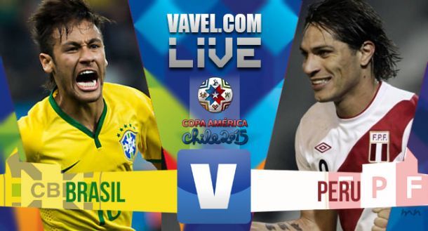 Risultato finale Brasile - Perù 2-1 su Copa America 2015