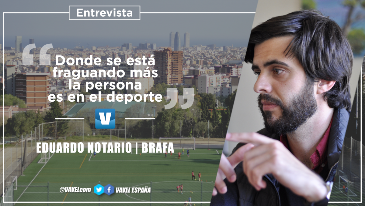 Entrevista. Eduardo Notario: "Donde se está fraguando más la persona es en el deporte"