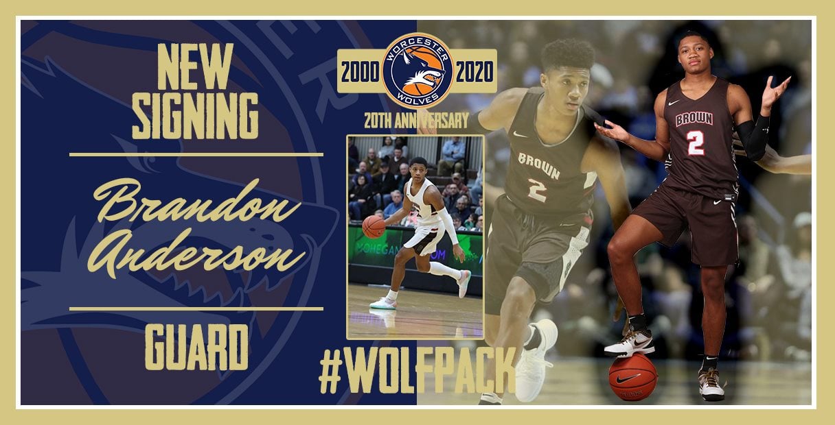 Worcester Wolves sign Rookie Brandon Anderson