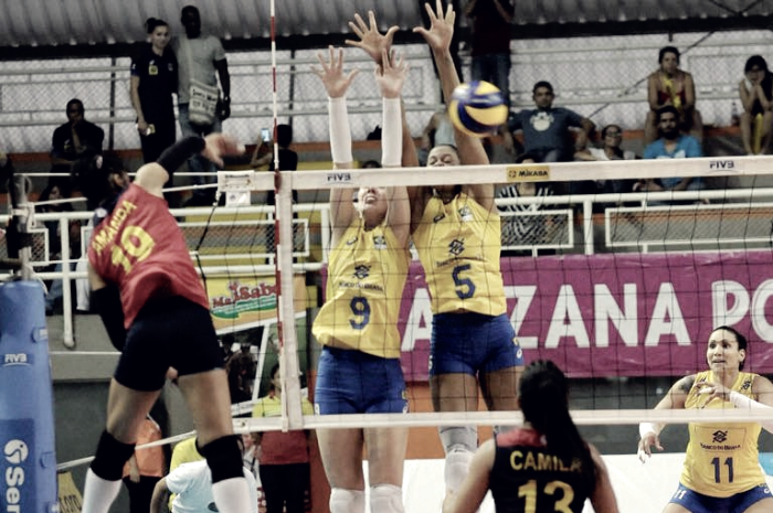 Brasil vence Colômbia e conquista o Campeonato Sul-Americano de vôlei feminino