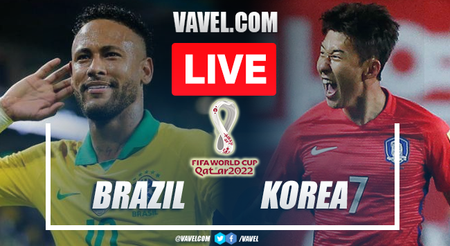 Brazil vs South Korea summary: score, goals, highlights