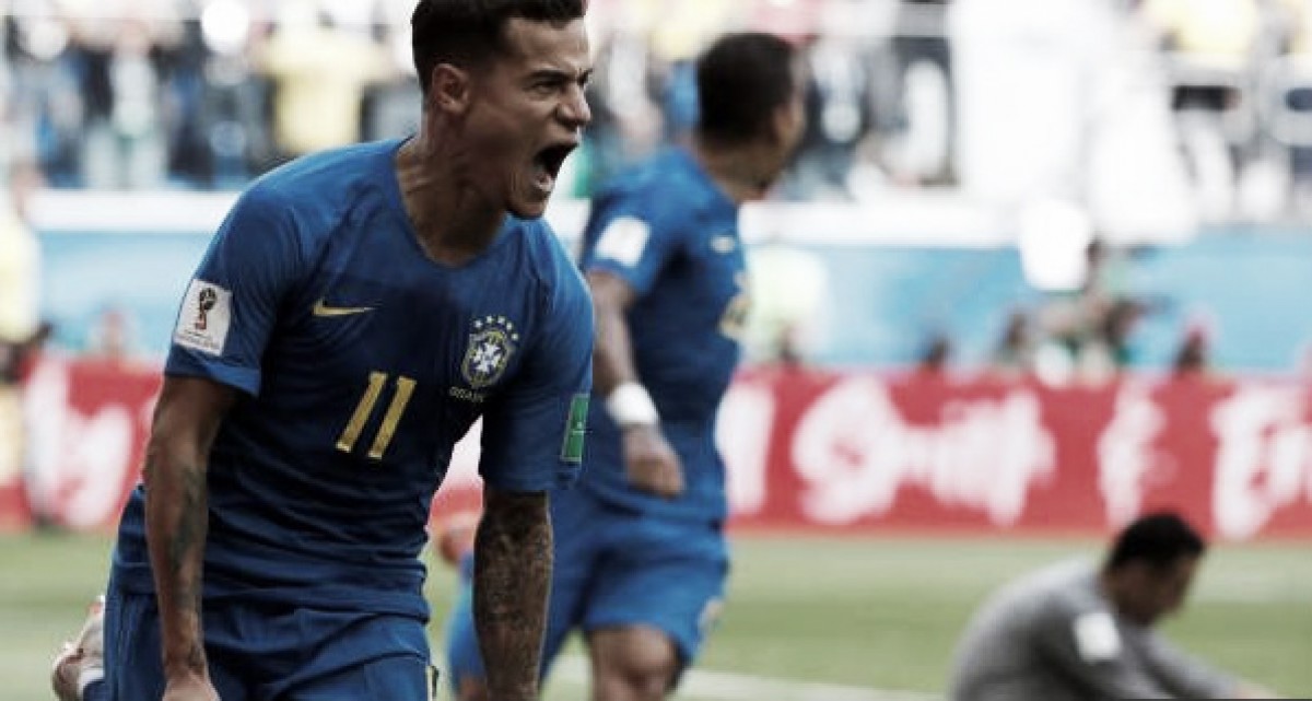 Brasil sufre pero se impone a Costa Rica en tiempo de compensación
