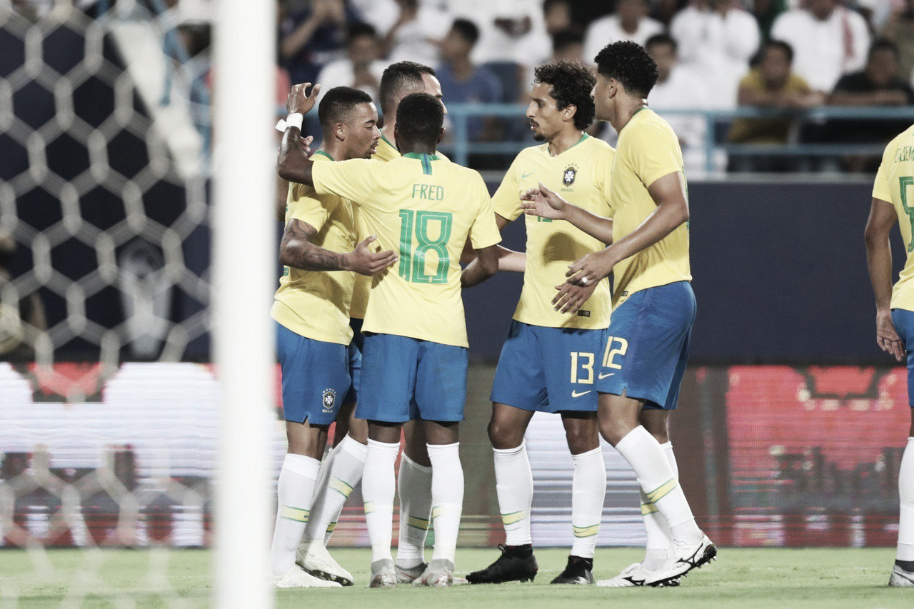 Brasil vence Arábia Saudita em amistoso sonolento