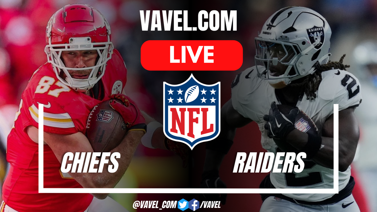 Kansas City Chiefs vs Las Vegas Raiders LIVE Score Updates in NFL Game