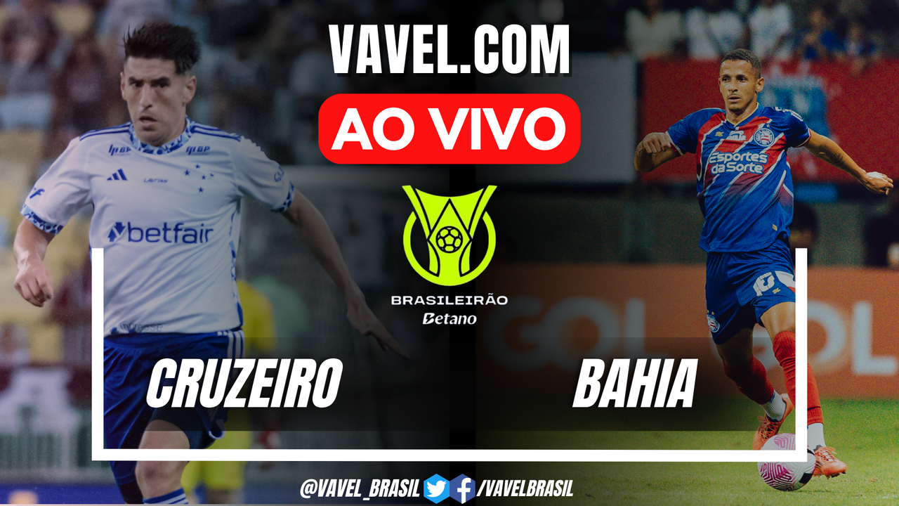 Cruzeiro x Bahia AO VIVO, onde assistir ao jogo em tempo real pelo