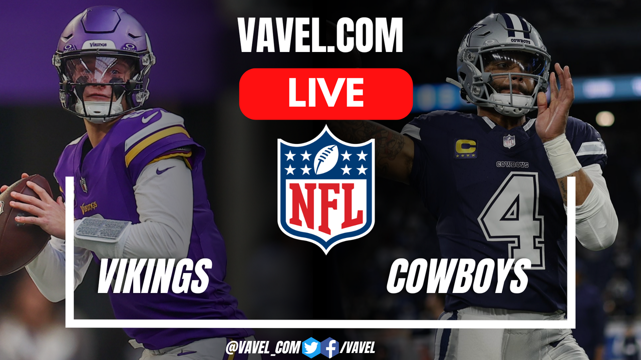 Points and Highlights for Minnesota Vikings 34-26 Dallas Cowboys in NFL Game