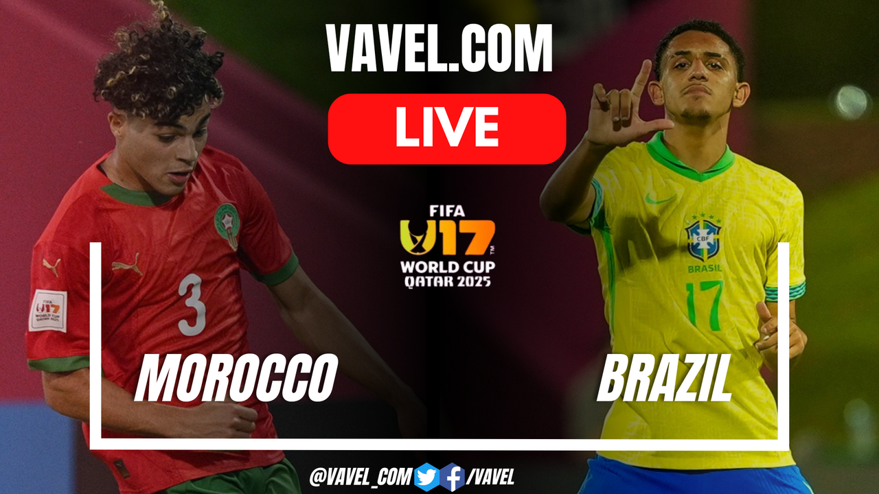 Goals and Highlights for Morocco 1-2 Brazil in U-17 FIFA World Cup Match