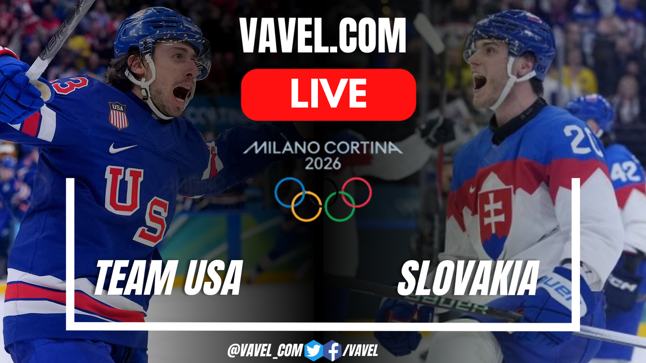 Goals and Highlights for Team USA 6-2 Slovakia in Hockey on Ice in Winter Olympics Match