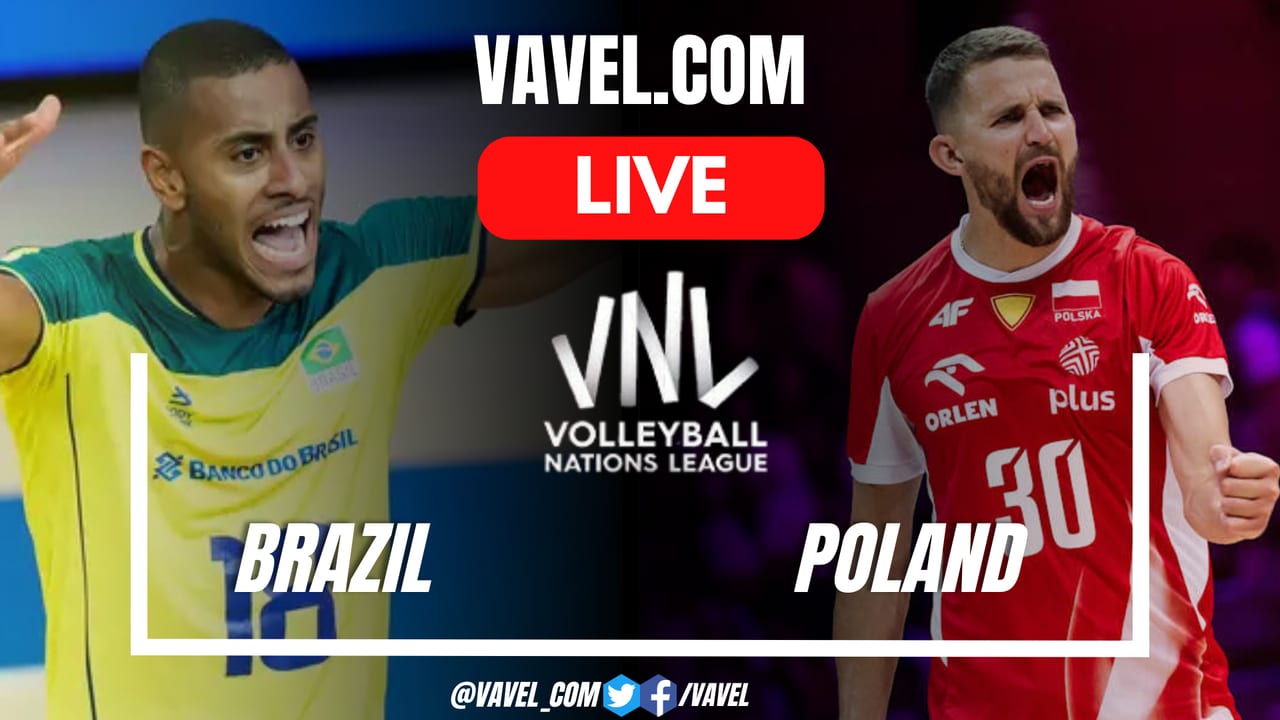 Brazil 0-3 Poland, Lucarelli-led sweep in Volleyball Nation League Match 2026