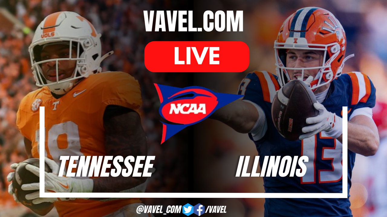 Tennessee Volunteers vs Illinois Fighting Illini LIVE Score Updates in NCAAF Game