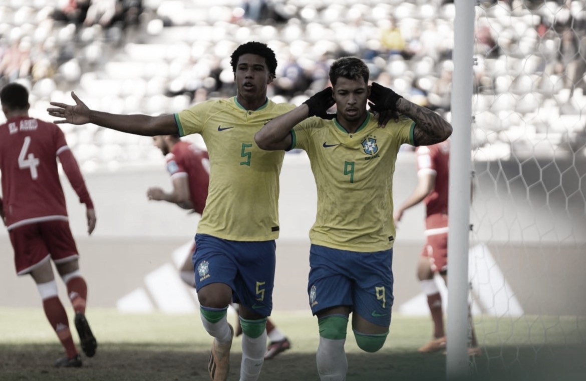 Brasil vence Tunísia e se classifica para as quartas do Mundial Sub-20