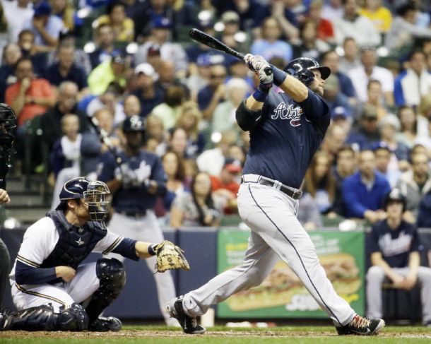Pierzynski Carries Offensive Load As Braves Get Past Brewers 4-3