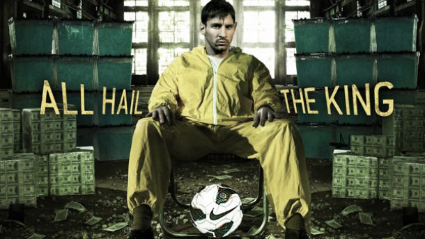 Leo Messi, “All hail the king"