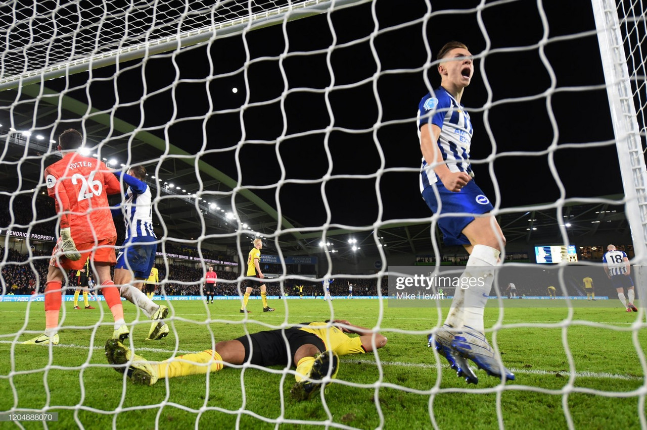 Brighton & Hove Albion 1-1 Watford: Hornets let another lead slip