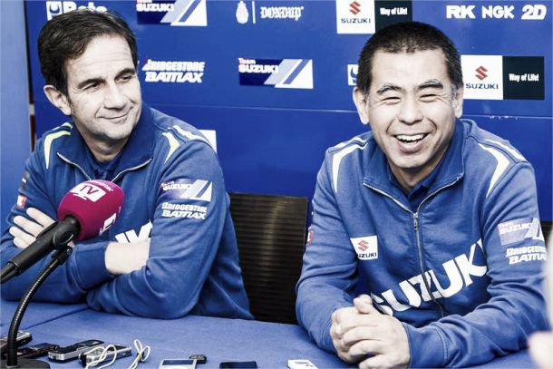 Davide Brivio: "Aleix y Maverick son los pilotos perfectos para Suzuki"