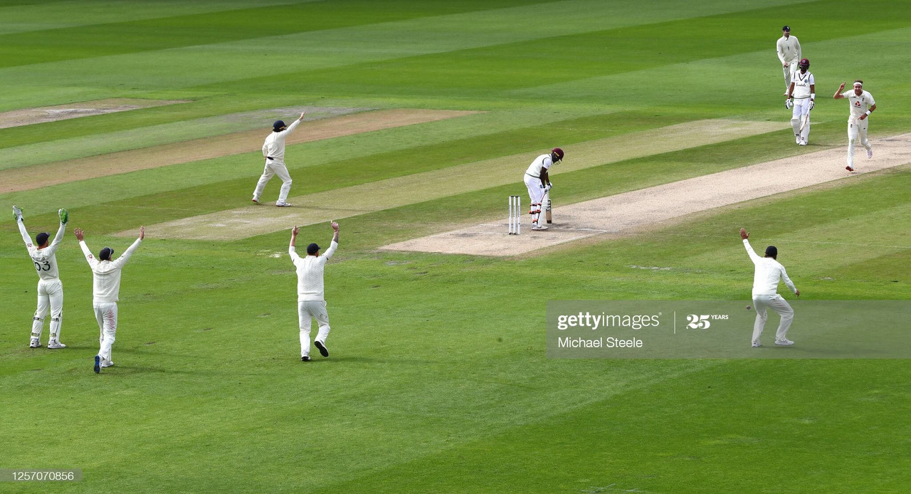 England push to level the series as West Indies fall to the new ball- Second Test, Day Four