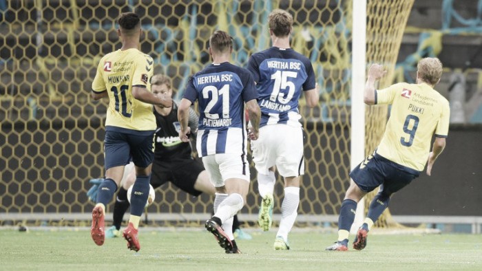 Brøndby IK (3) 3-1 (2) Hertha BSC: Ghosts of Bundesliga past come back to haunt Hertha