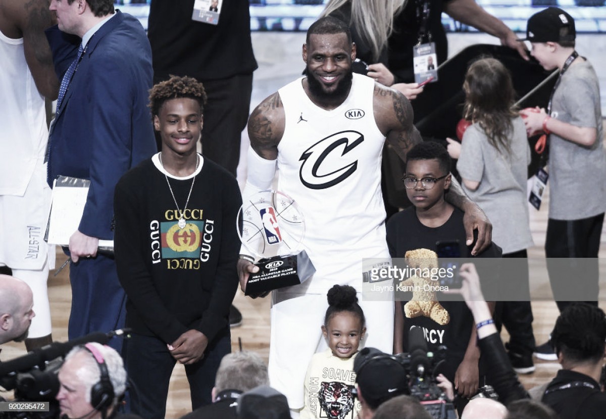 Bronny James deslumbra en Las Vegas