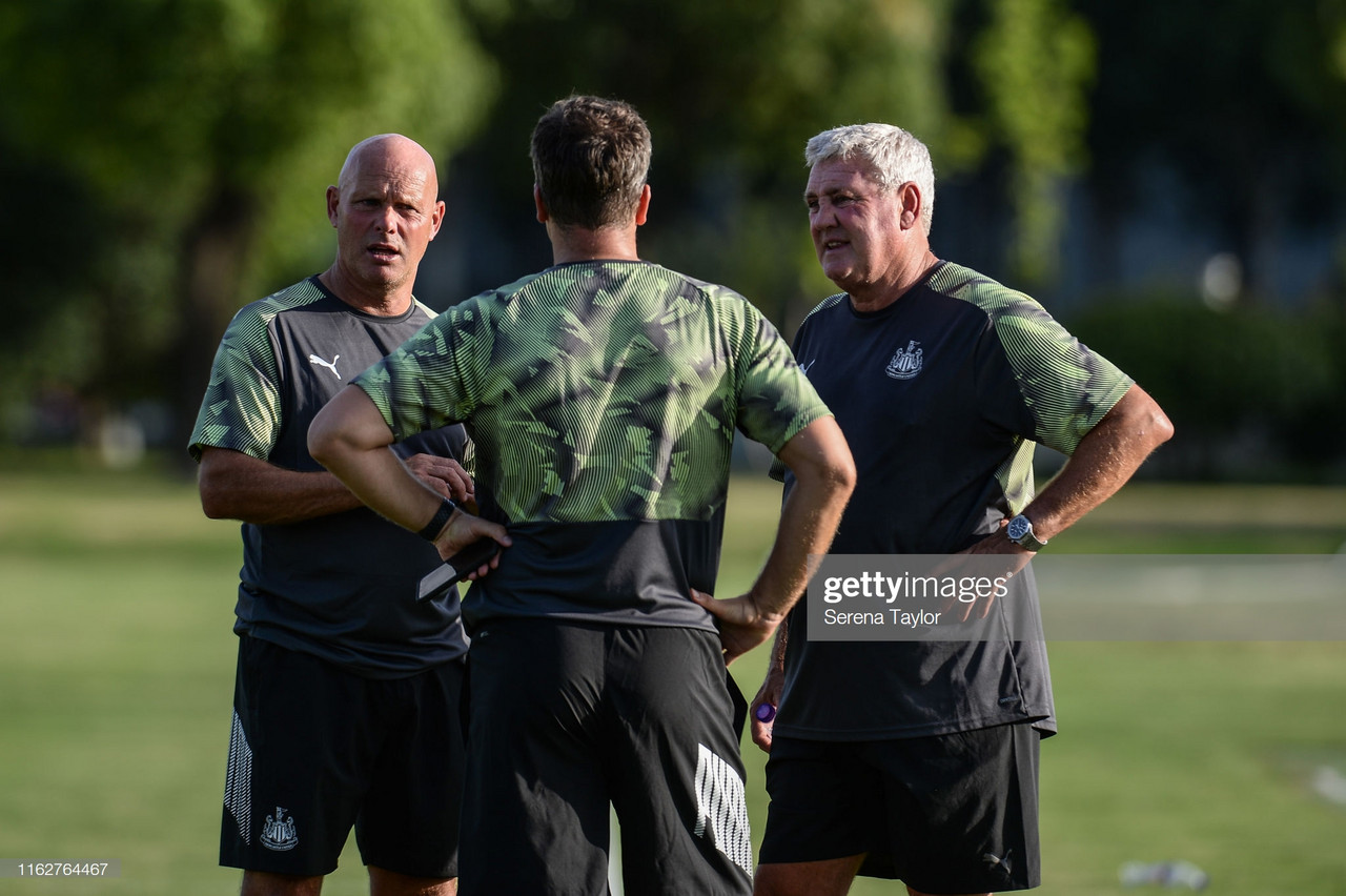 Four Newcastle players wait nervously for the Premier League
25-man squad to be announced