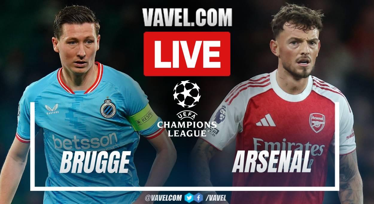 Club Brugge vs Arsenal LIVE Score Updates in UEFA Champions League Match