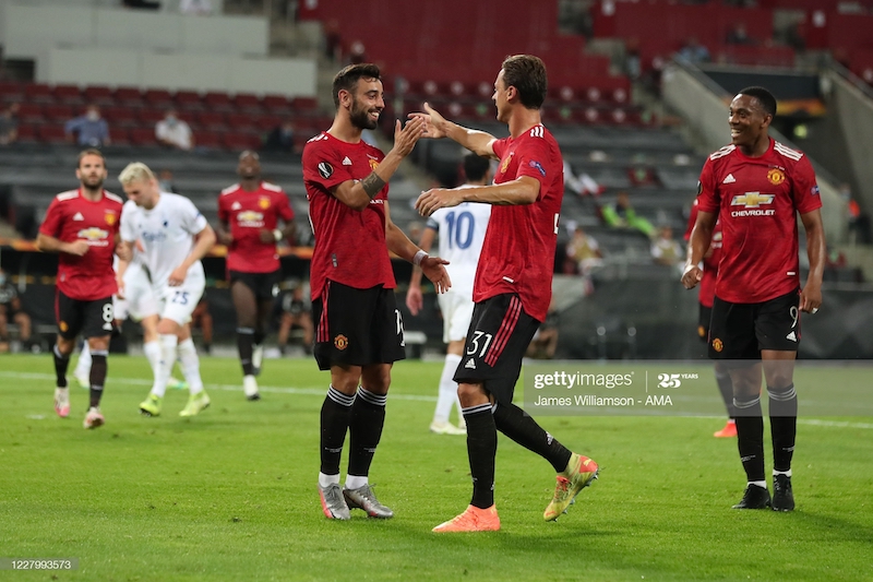 Manchester United 1-0 [AET] FC Copenhagen: Fernandes fires United into semi-final of Europa League