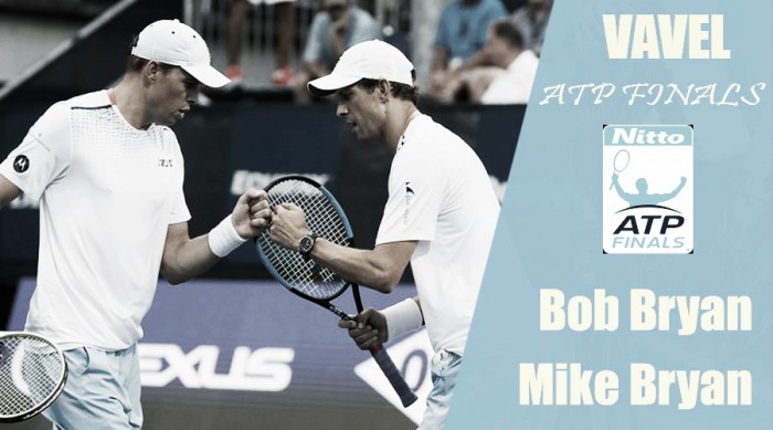 ATP Finals 2017. Bob Bryan y Mike Bryan: siempre entre los favoritos