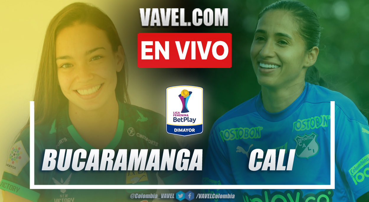 Resumen: Bucaramanga 0-2 Cali en la fecha 1 del grupo B por Liga Femenina 2021