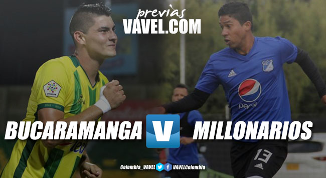 Previa Atlético Bucaramanga
vs. Millonarios: a seguir por la senda de la victoria ante un rival que busca recuperarse Previa Atlético Bucaramanga
vs. Millonarios: a seguir por la senda de la victoria ante un rival que busca recuperarse