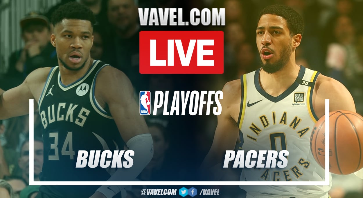 Indiana Pacers vs Milwaukee Bucks LIVE Score Updates in NBA Playoffs Game