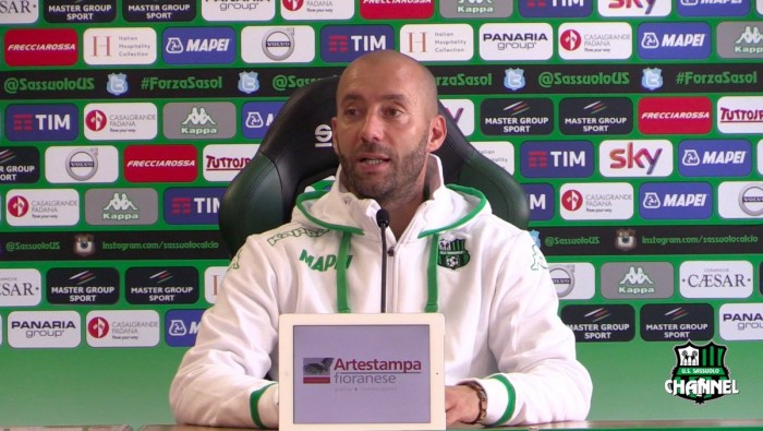 Sassuolo, Bucchi: "Napoli fortissimo, ma non è una scusa. Mi aspetto una reazione"