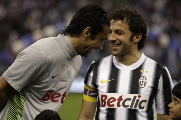 "Caro Gigi..." Del Piero scrive a Buffon