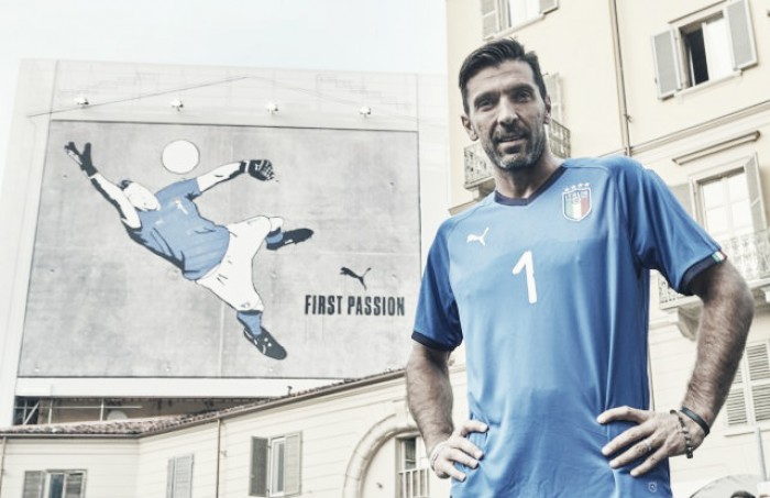 De manto novo! Buffon usará novo uniforme da Itália em jogo das Eliminatórias à Copa de 2018
