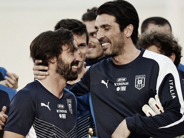 Buffon bids emotional farewell to "friend" Pirlo