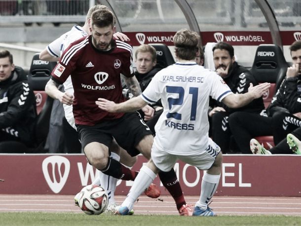 1. FC Nürnberg 1-1 Karlsruher SC: Spoils shared in hard-fought draw