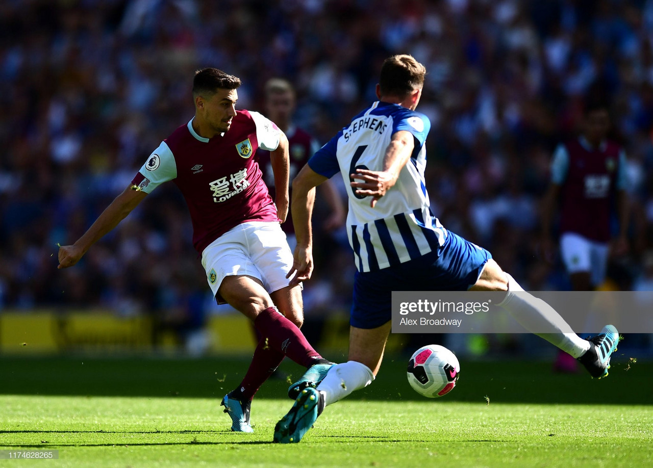 Brighton 1-1 Burnley: Hendrick stunner rescues late point for Clarets