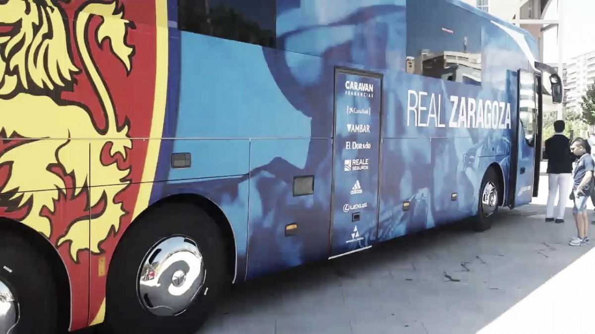 Presentado el nuevo autobús oficial del Real Zaragoza