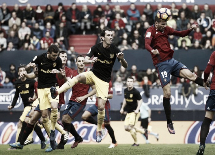 Osasuna - Atlético de Madrid: puntuaciones de Osasuna, jornada 13 La Liga