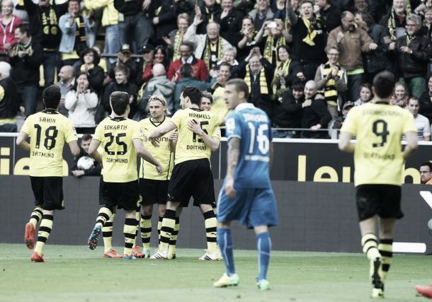 Victoria del Borussia Dortmund en la despedida de Lewandowski
