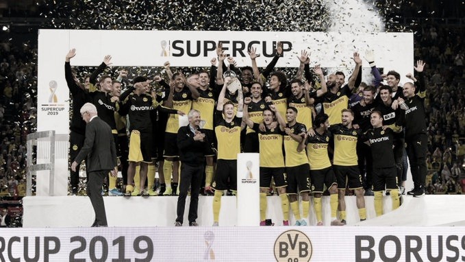 Borussia Dortmund derrota Bayern e se sagra campeão da Supercopa da Alemanha Borussia Dortmund derrota Bayern e se sagra campeão da Supercopa da Alemanha