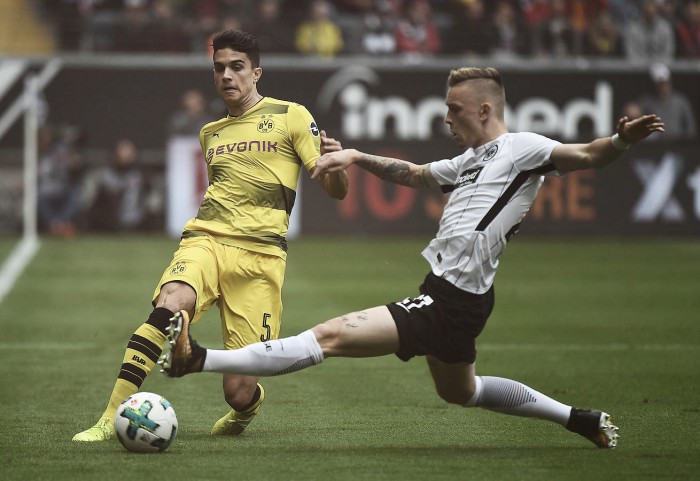 Borussia Dortmund cede empate ao Frankfurt e falha em manter liderança isolada