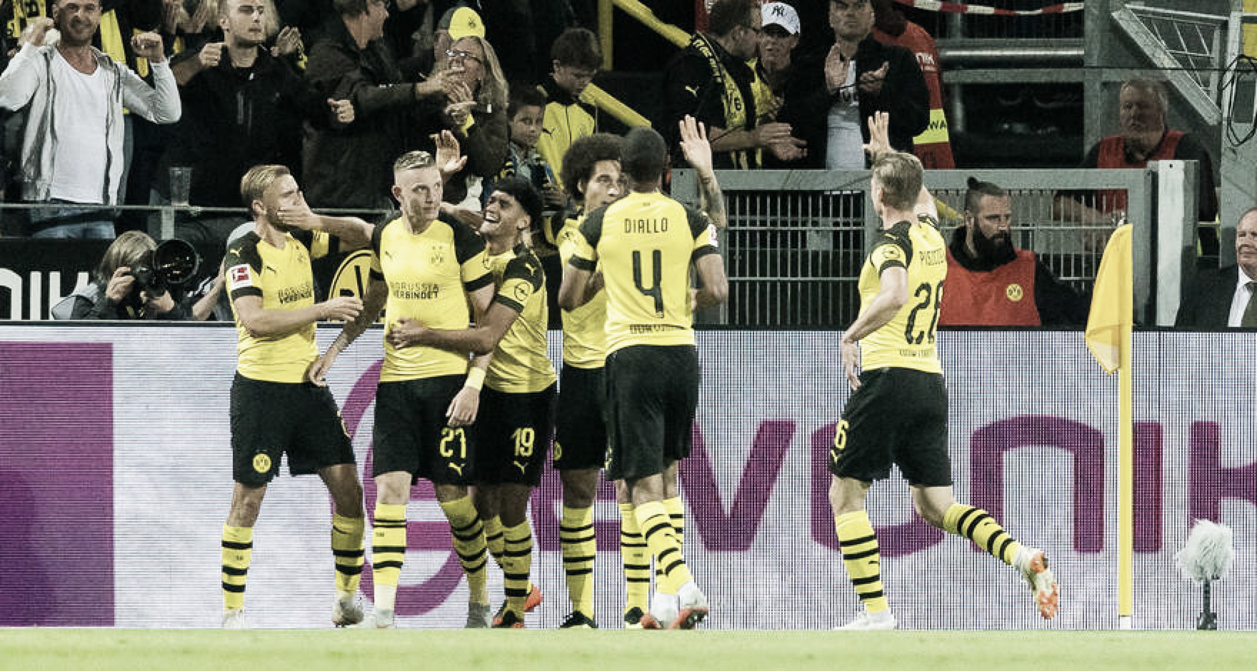 Ex-Frankfurt, Wolf celebra primeiro gol pelo Borussia Dortmund: "Pessoalmente estou muito satisfeito"