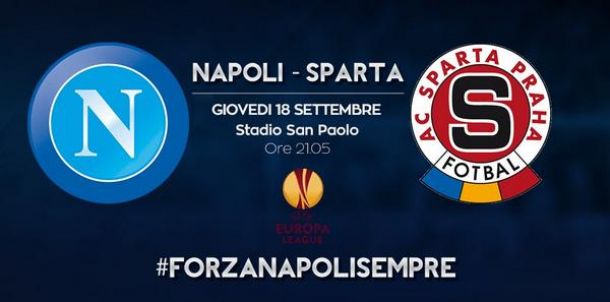 Live Napoli - Sparta Praga in Europa League