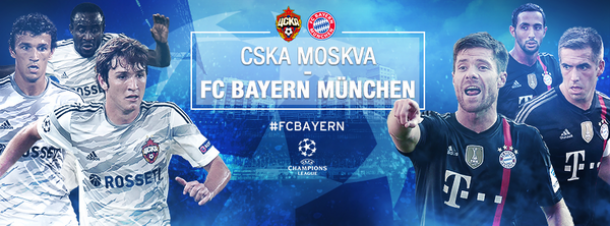 Live CSKA Mosca - Bayern Monaco in Champions League