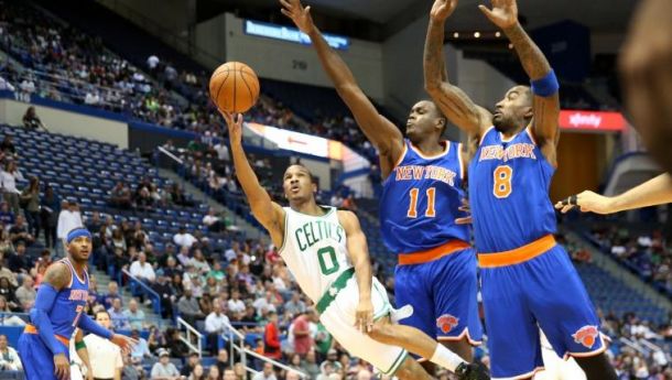 Boston Celtics Steam Roll The New York Knicks In Connecticut